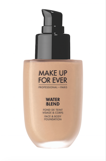 Tekutý make-up na obličej & tělo Water Blend Face & Body Foundation MAKE UP FOR EVER, Sephora, cena 1090 Kč.