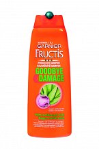 Šampon Garnier Fructis Goodbye Dmage, 70 Kč. Doporučujeme zejména pro velmi poškozené vlasy.