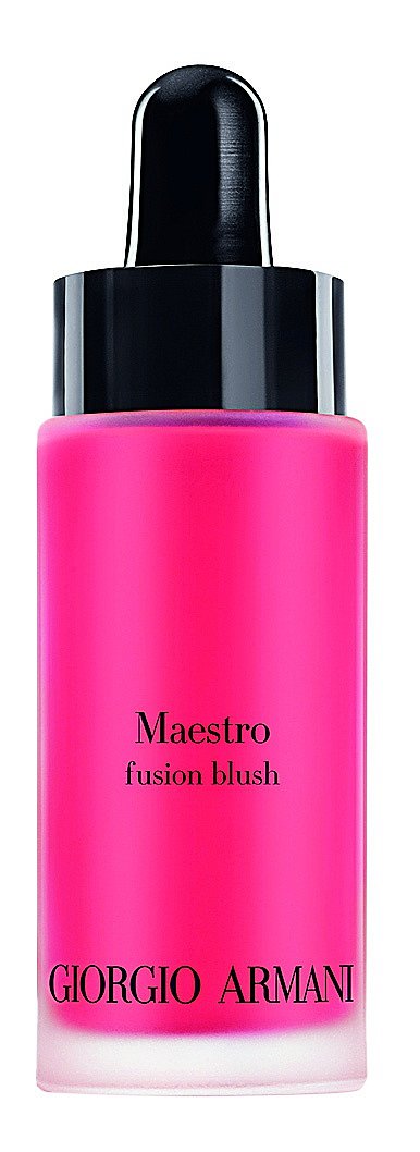 Tekutá tvářenka Maestro Fusion Blush odstín 400, Giorgio Armani, 1050 Kč.