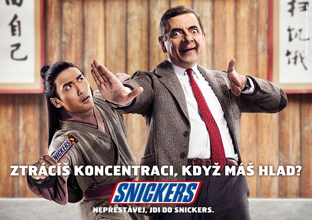 Mr. Bean pro Snickers