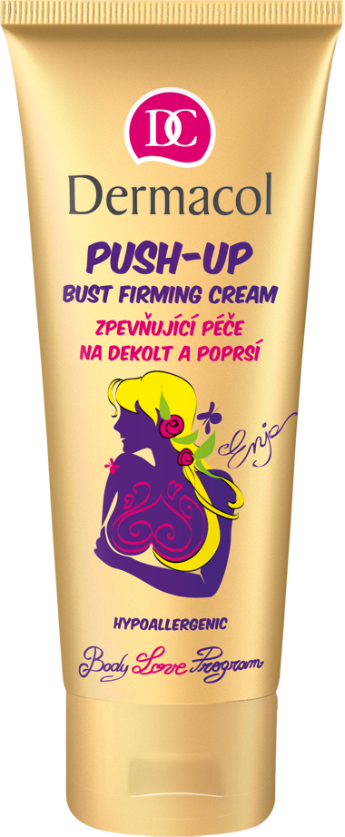 Push–up krém ENJA PUSH-UP FIRMING CARE FOR BUST & DECOLLETÉ účinně zpevňuje pokožku prsou a dekoltu, Dermacol, cena 199 Kč.