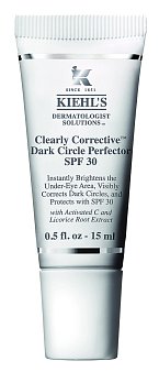 Lehká oční péče s dlouhotrvajícím krytím a vysokým ochranným faktorem Clearly Corrective Dark Circle Perfector SPF 30, Kiehl’s, 15 ml 990 Kč 