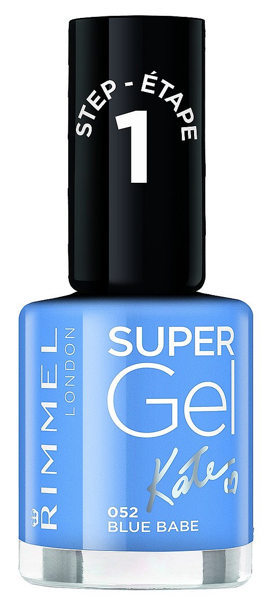 Lak na nehty 1 krok Super Gel by Kate odstín č. 052 Blue Babe, Rimmel London, 95 Kč