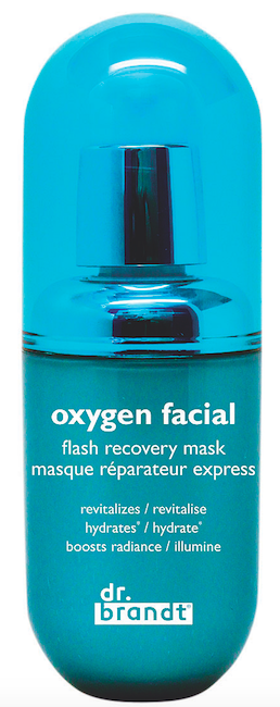 Detoxikační a hydratační maska Oxygen Facial flash recovery mask, který zaplaví pleť kyslíkem, dr. brandt, Sephora, 40 ml 1990 Kč.