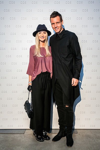 Tomáš Berdych a Ester Berdych Sátorová.