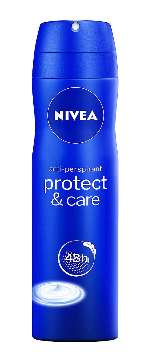 Anti-perspirant Protect and Care 48h ve spreji, Nivea, 150 ml 88 Kč