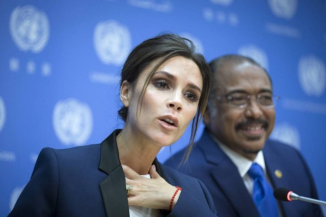 Victoria Beckham se stala velvyslankyní OSN 25. září a od té doby má plné ruce práce.