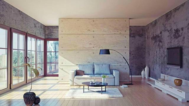 Interiér v betonu