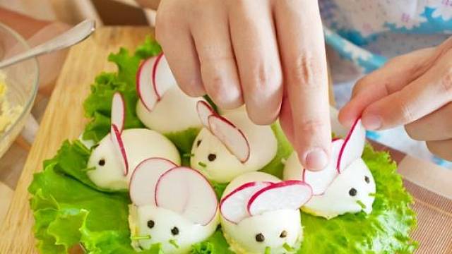 Z vajíček můžete nadělat krásné myšky