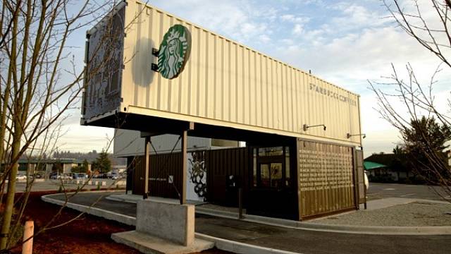 Dům z kontejnerů - Starbucks 4