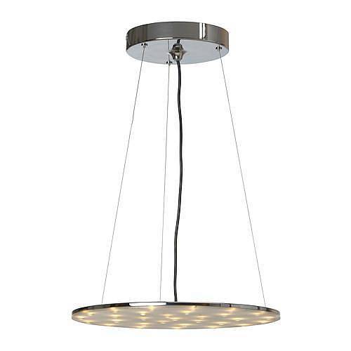 Klor závěsná lampa průměr 40 cm, spotřeba 7 W, výkon jako 40W žárovka, z IKEA za 1 990 Kč 
