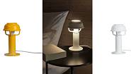 Nová kolekce svítidel Kori nabízí také stolní lampu ve třech barvách, cena na dotaz.