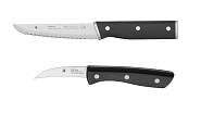Nože řady Sequence: loupací (dole, délka čepele 6 cm) a univerzální (nahoře, délka čepele 12 cm), cena univerzálního nože 979 Kč