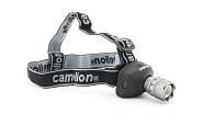 Čelovka Camelion CT4007 s elastickou páskou nabízí 4 režimy svícení (100 procent, 50 procent, blikání, zoom – možnost světlo rozostřit, nebo zaostřit), cena 216 Kč.