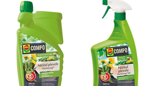 COMPO Herbistop Ničitel plevele ve formě koncentrátu a „Ready to use“ 