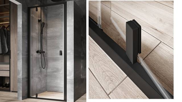 Nové sprchové kouty Nexty charakterizuje minimalistické pojetí a jednoduchý způsob otevírání dveří, který spočívá v otočném čepu z vysoce legované oceli zasazeném v pouzdře, cena na dotaz.