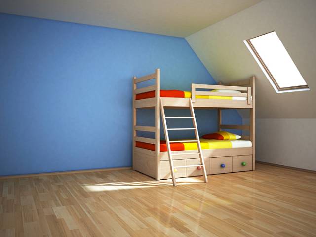S modrou to v dětském pokoji nepřehánějte a pokud už ji zvolíte, zvolte raději světlejší odstín.