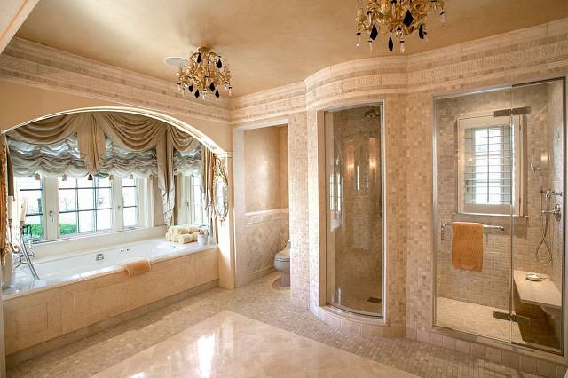 Luxusní koupelna je součástí každého pokoje