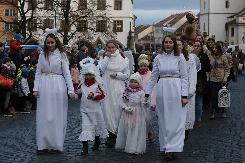 Živý betlém na Dómském pahorku v Litoměřicích