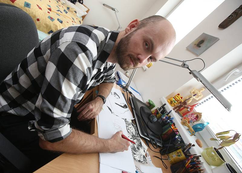 S komiksem Jarmil in India jezdí Marek Rubec z Litoměřic po festivalech komiksu v Evropě.