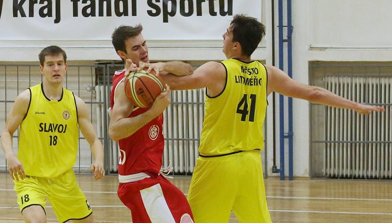 Basketbalový zápas mezi Litoměřice a Nymburkem