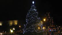 Rozsvícení vánočního stromu v Roudnici
