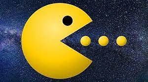 Postavička Pac-Man ze stejnojmenné počítačové hry.