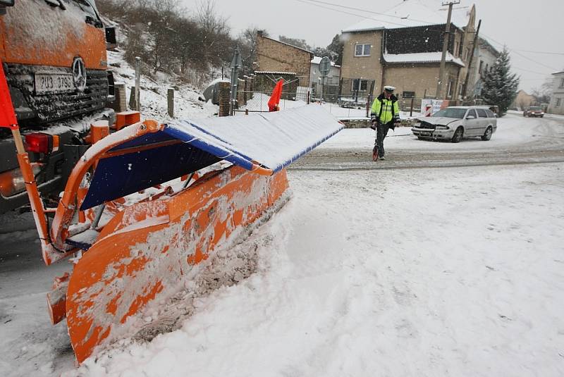 Dopravní nehoda v Žalhosticích, pondělí 27.1.2014