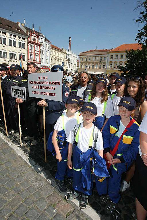 Hasičské slavnosti v Litoměřicích.