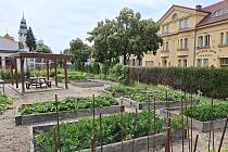 Školní zahrada ZŠ Karla Jeřábka v Roudnici nad Labem.