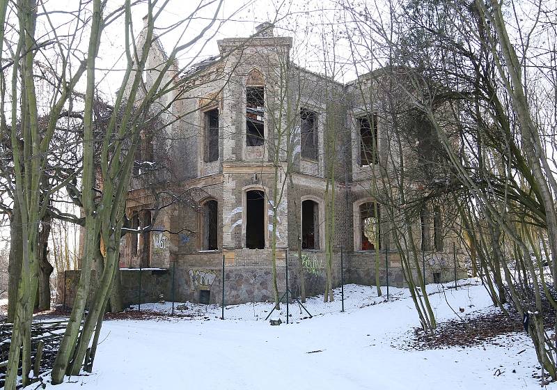 Historická vila Pfaffenhof u Litoměřic.