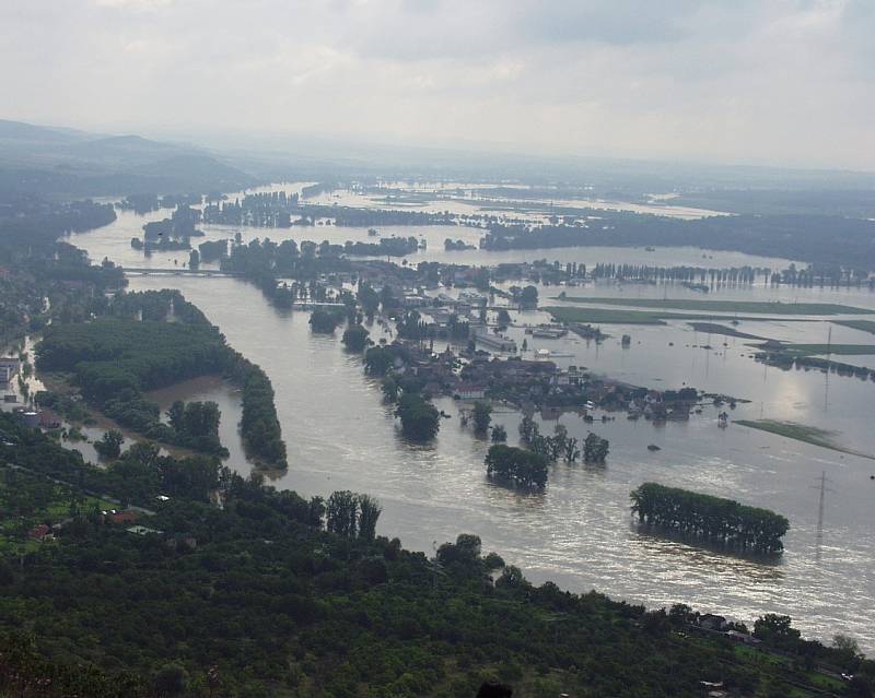 Povodeň v roce 2002 na Litoměřicku.