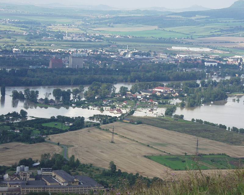 Povodeň v roce 2002 na Litoměřicku.