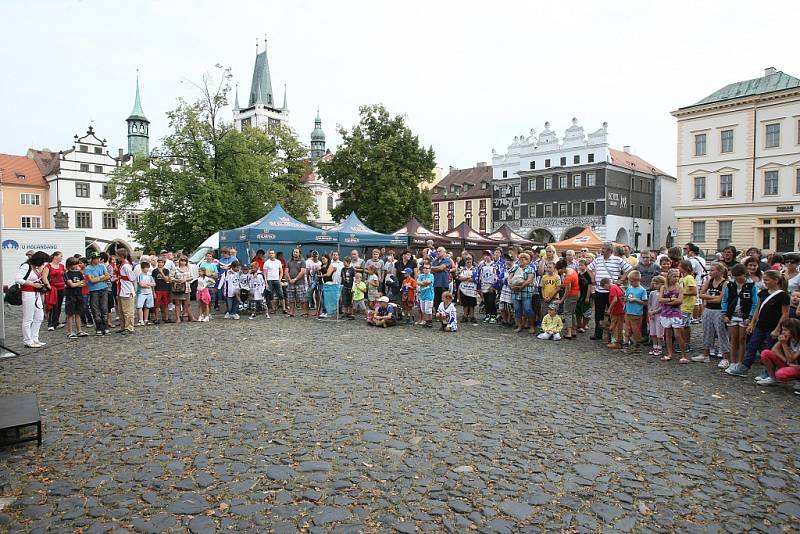 Mírové náměstí patřilo hokejistům.