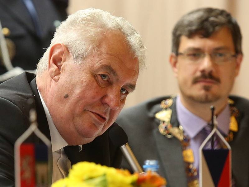 Prezident Miloš Zeman v Lovosicích