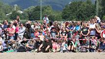 Na 130 šermířů z 15 skupin v sobotu dobývalo jezero Chmelař
