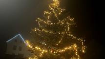 Vánoční strom v Mšeném-lázních