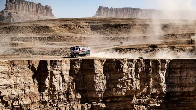 Rallye Dakar v Saúdské Arábii.
