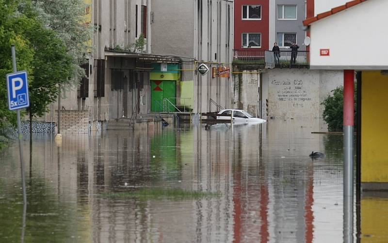 Povodeň v Lovosicích, úterý 4. června 2013