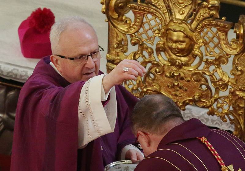 Popeleční středa v litoměřické katedrále sv. Štěpána