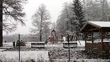 První dubnová středa v Úštěku na Litoměřicku připomínala spíše zimní den.