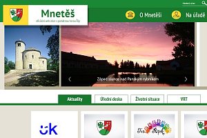 Oceněný web obce Mnetěš