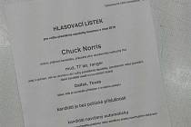 V Lovosicích se v urně objevil i Chuck Norris.