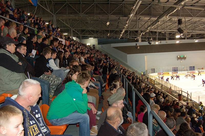 Stadion Litoměřice - Piráti Chomutov, fanoušci.