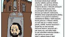 Fafák inspiroval v roce 2013 ke komiksu o Máchovi litoměřického umělce Jana Kacara