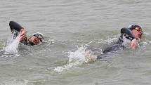 V sobotu se konal v Labe aréně v Račicích první letošní celorepublikový triatlon.