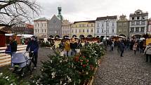 Vánoční trhy na litoměřickém náměstí. Sobota 14. prosince