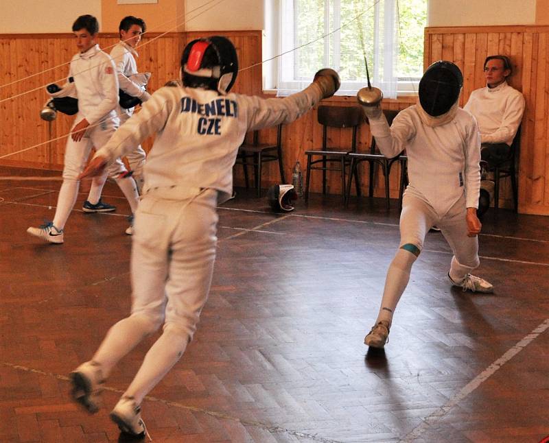 Litoměřičtí šermíři absolvovali letošní soustředění v Kytlicích. Foto: Jan Stehlík