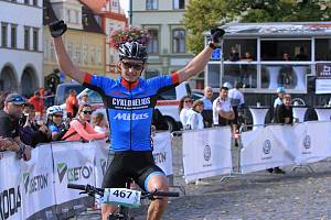 MTB Tour České Středohoří 2019. Vítěz Vít Řehák.