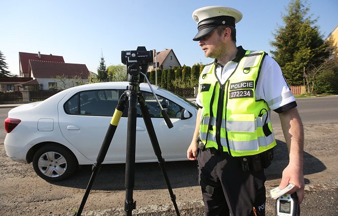 Měření rychlosti v rámci akce Speed Marathon. Archivní foto